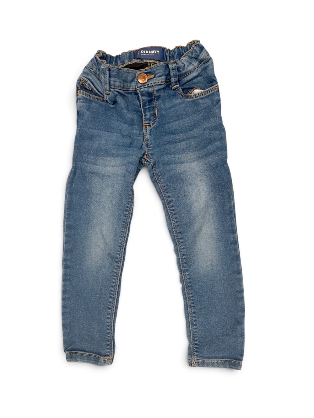 Old Navy Toddler Skinny Jeans Blue Denim Elastic Waistband